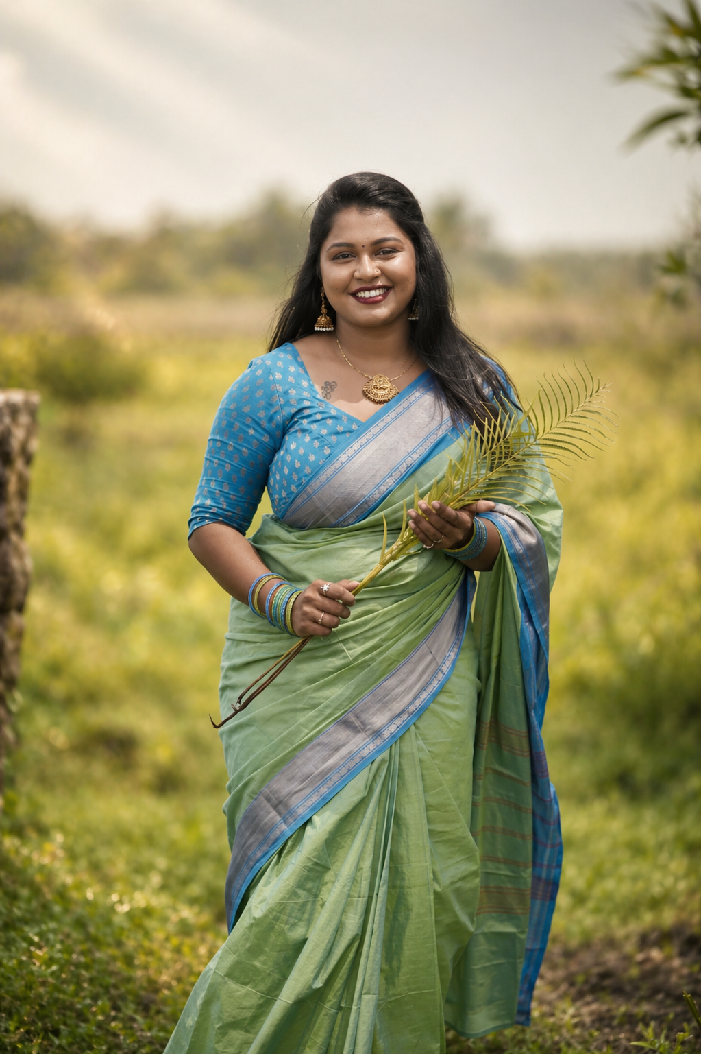 Chettinad 80s Count Premium Cotton Saree