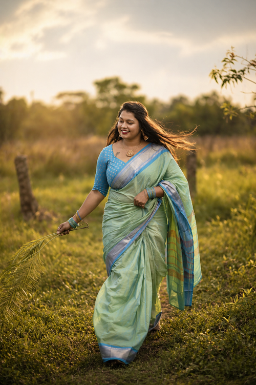 Chettinad 80s Count Premium Cotton Saree