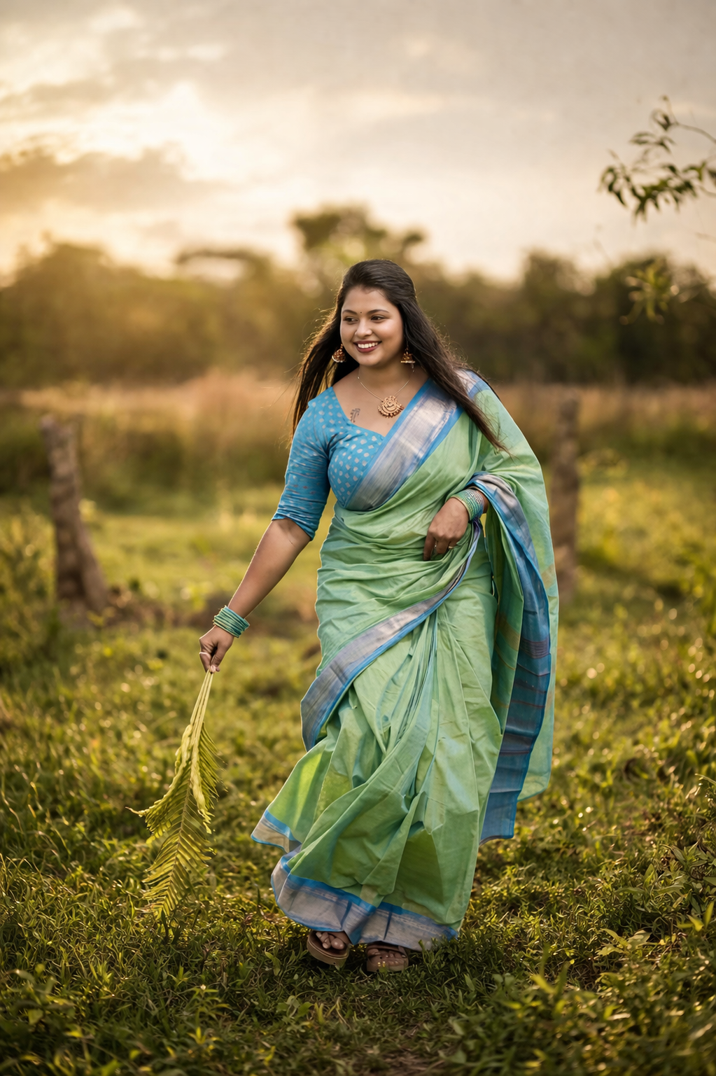 Chettinad 80s Count Premium Cotton Saree