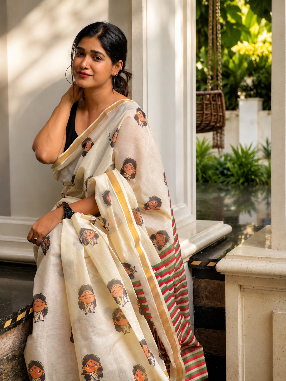 Doodle Cotton Saree ✨