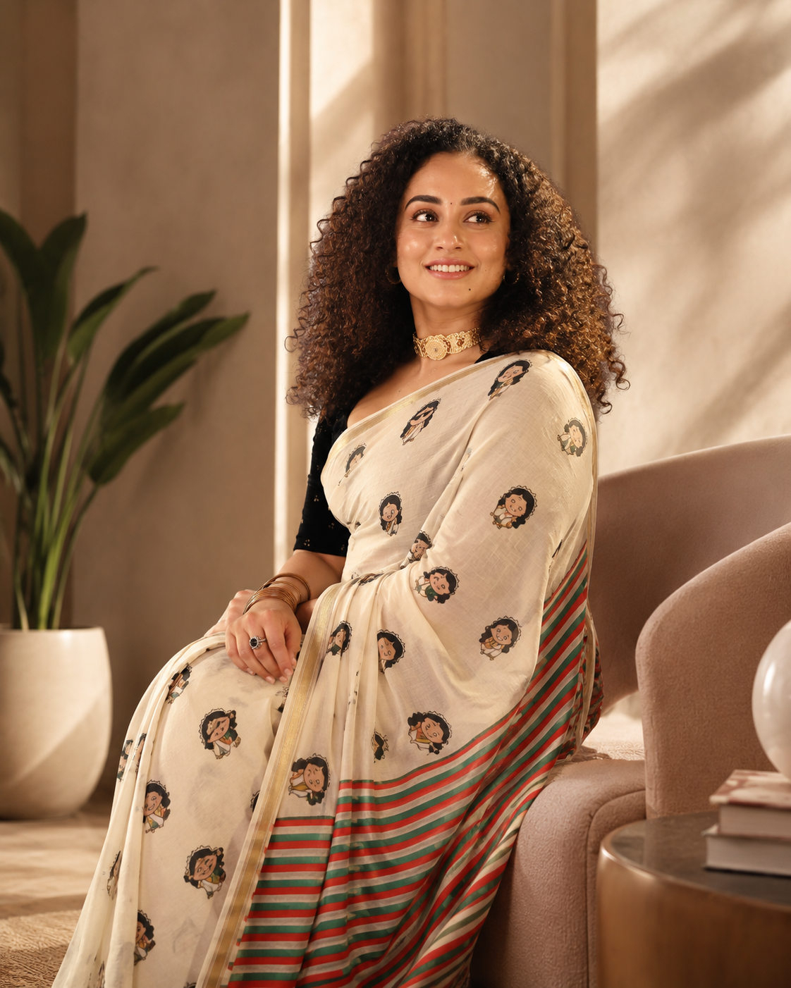 Doodle Cotton Saree ✨