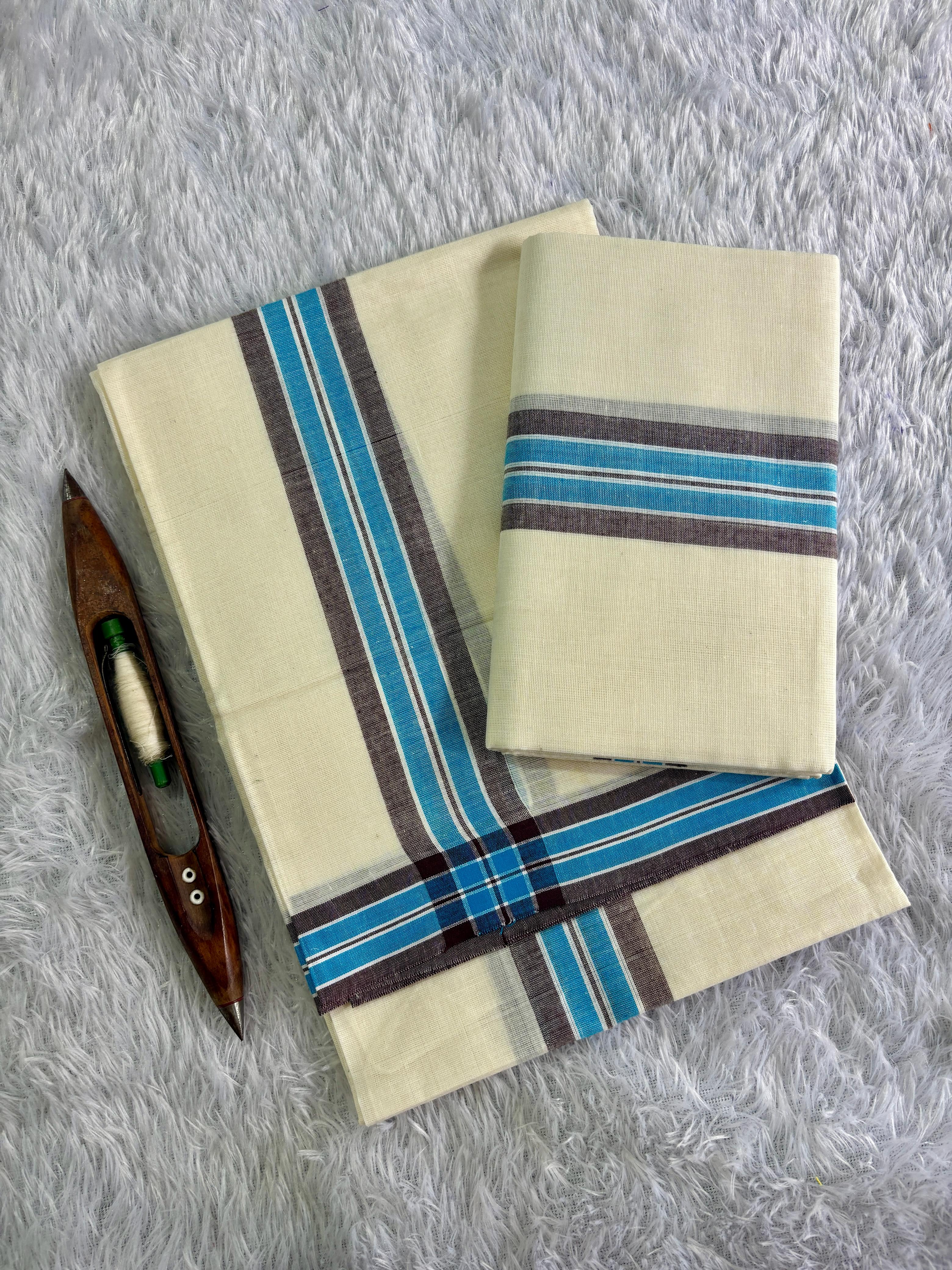 Fancy Mulloth Cotton Set Mundu 2.80