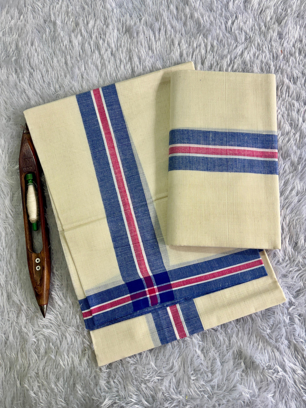 Fancy Mulloth Cotton Set Mundu 2.80
