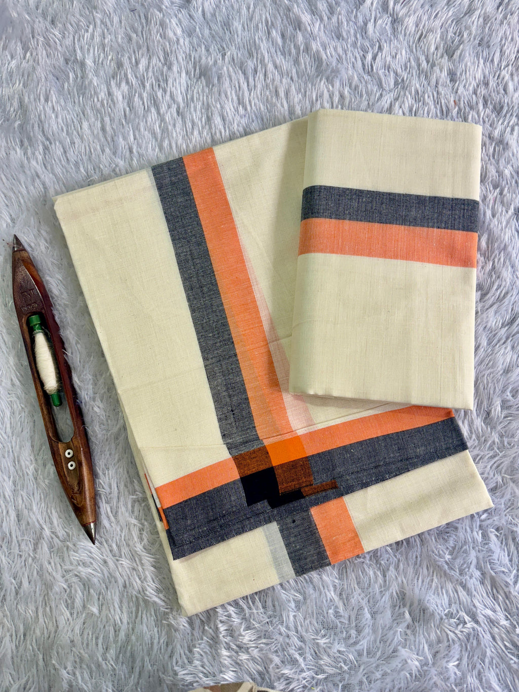 Fancy Mulloth Cotton Set Mundu 2.80