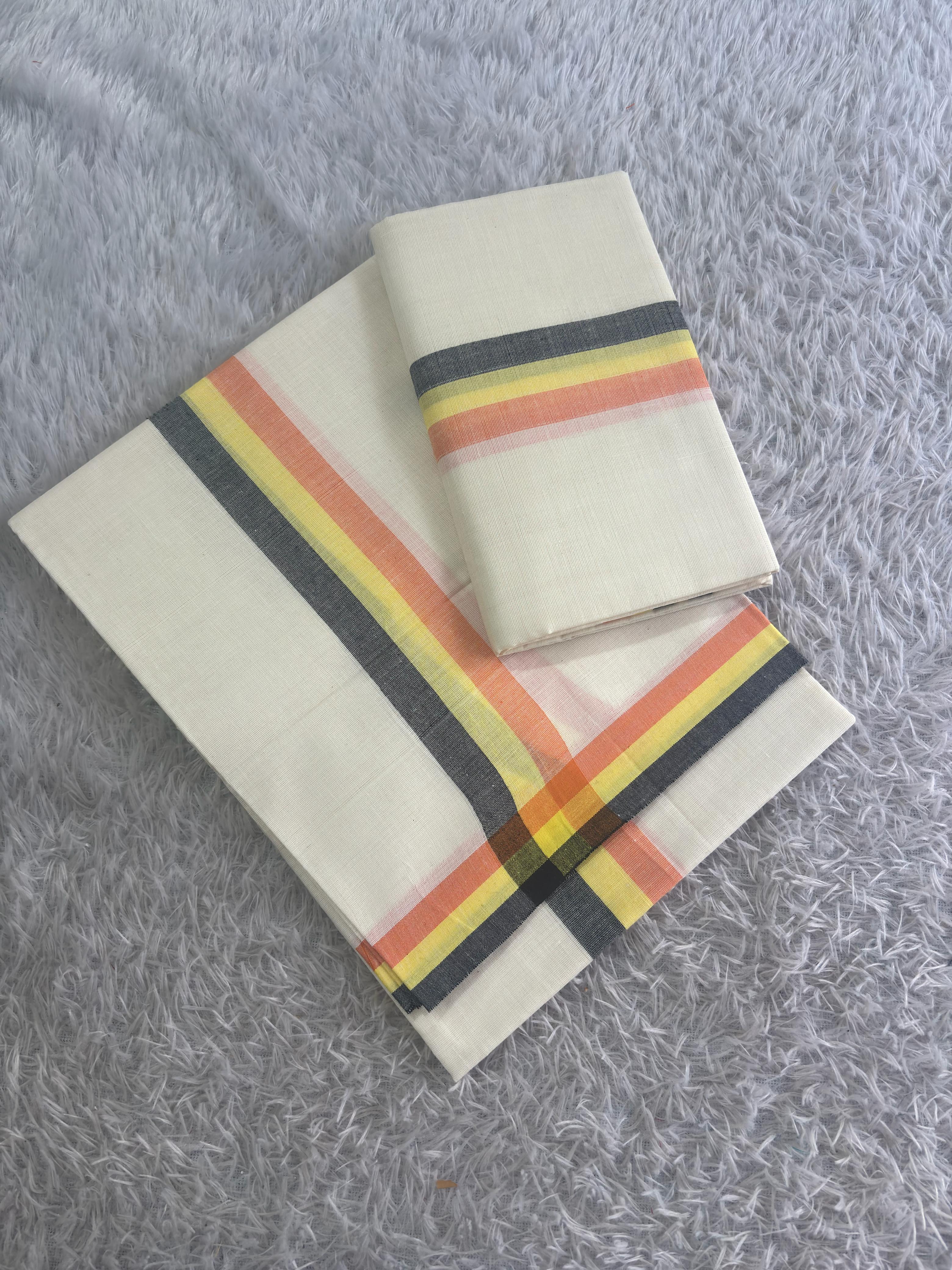 Fancy Mulloth Cotton Set Mundu 2.80