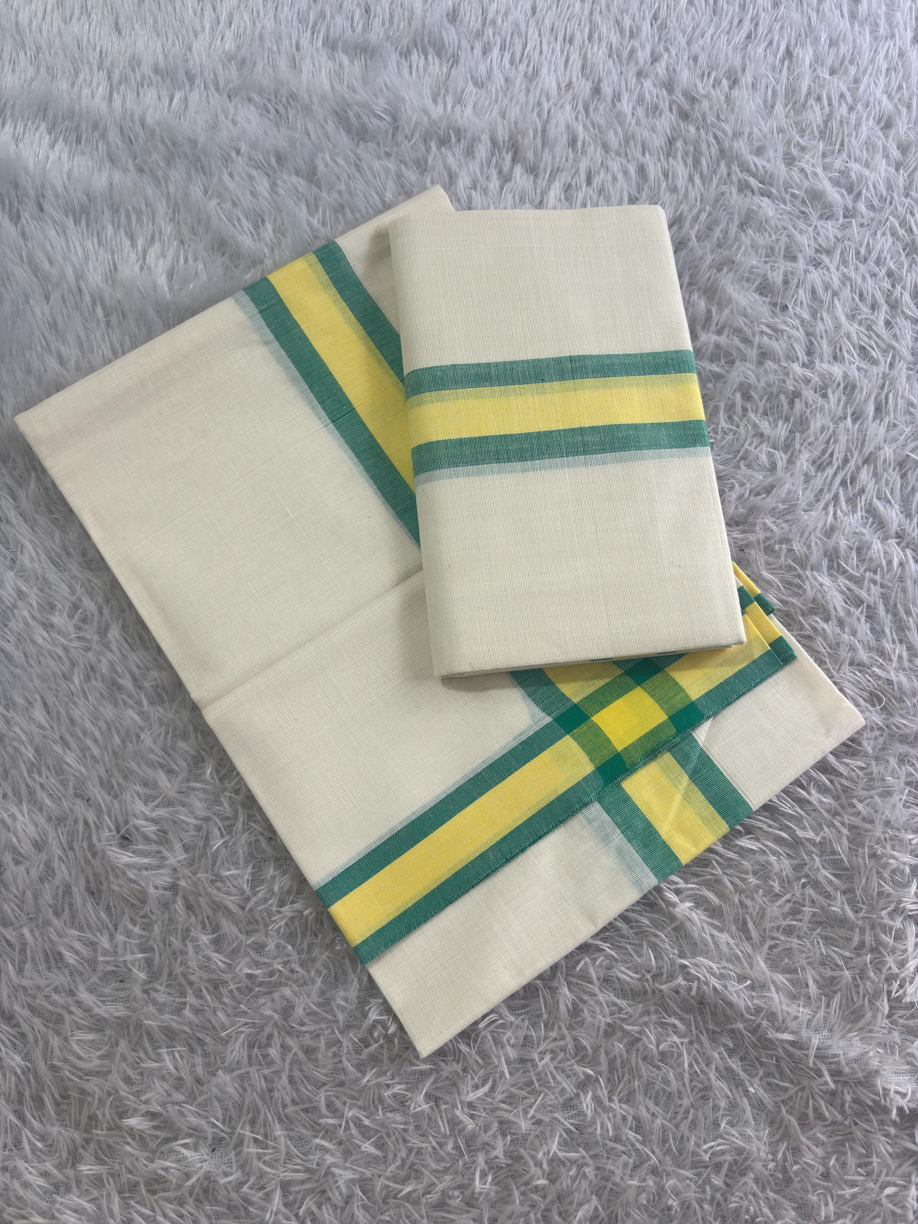 Fancy Mulloth Cotton Set Mundu 2.80