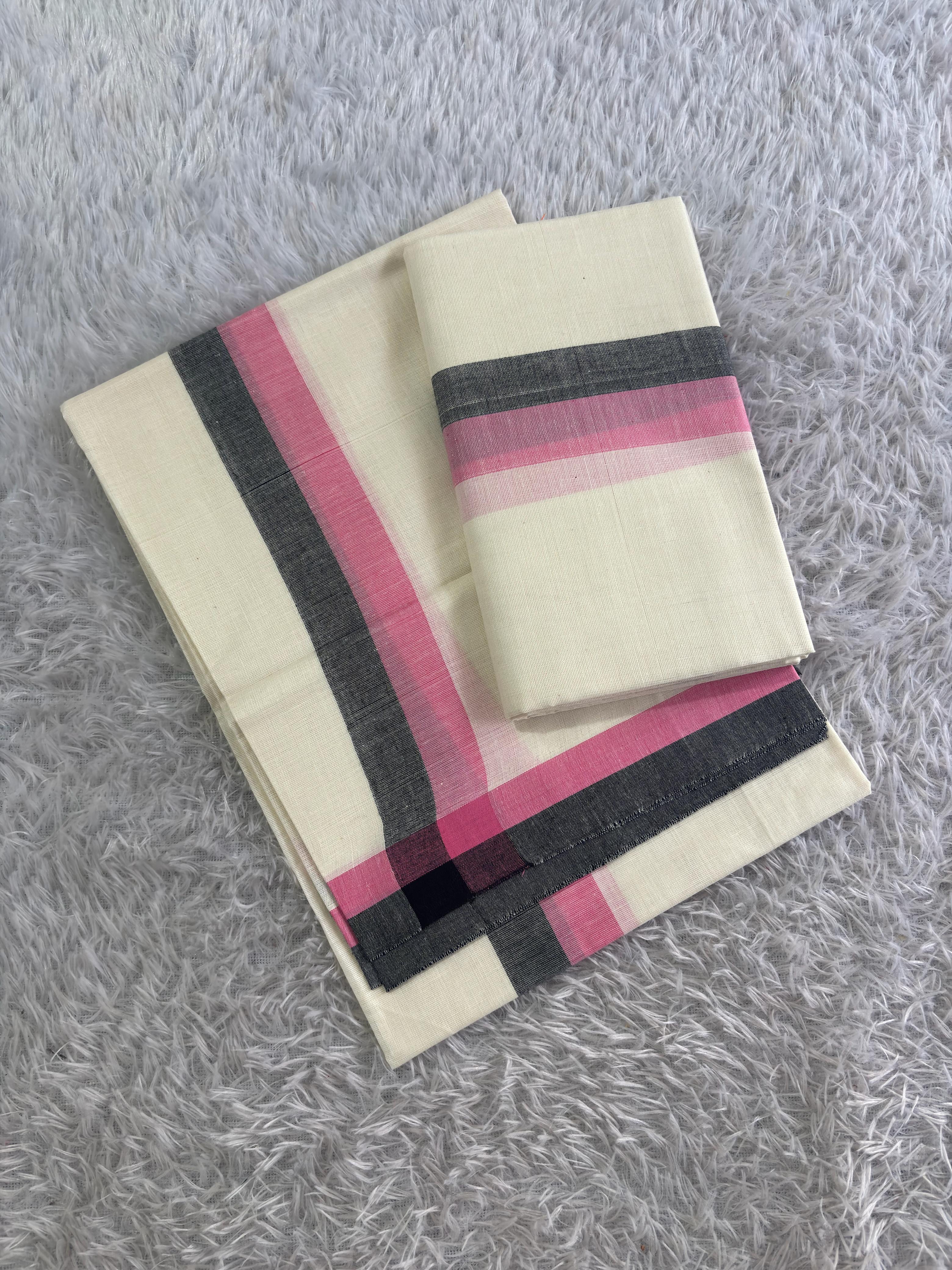 Fancy Mulloth Cotton Set Mundu 2.80