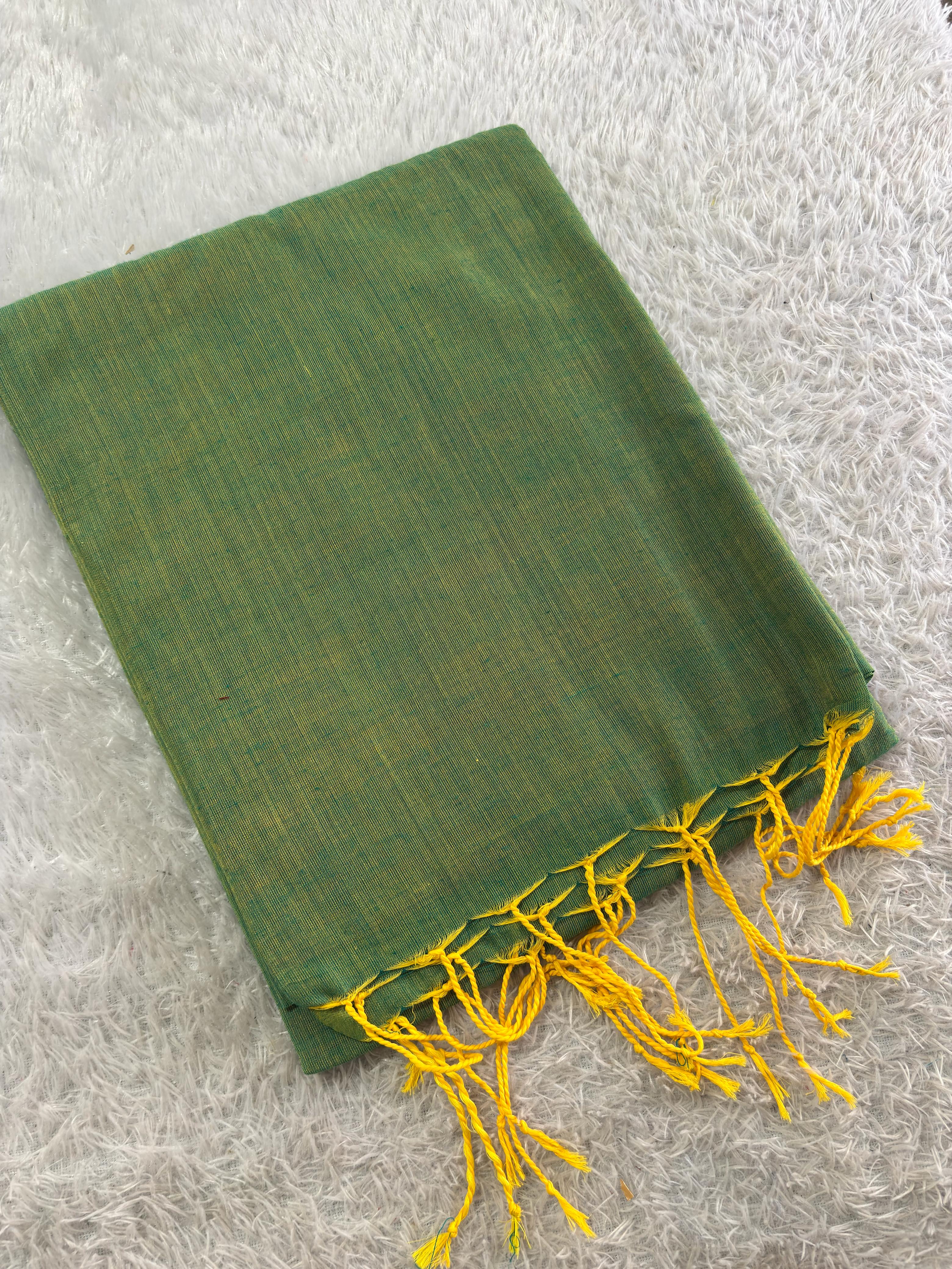 Pastel Pulse 3 Shade Mul Cotton Saree