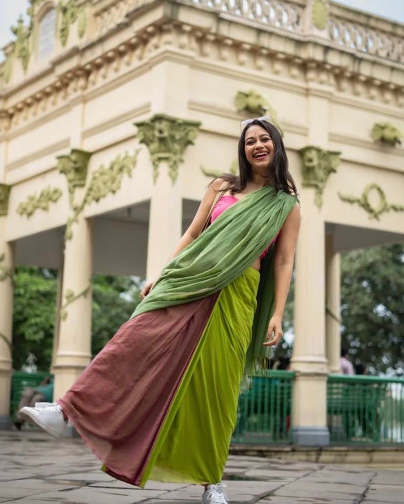 Pastel Pulse 3 Shade Mul Cotton Saree