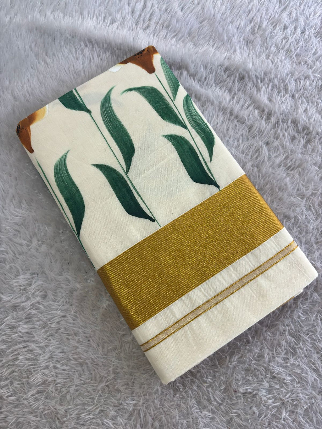 Malisha Brush Painted Cotton Saree