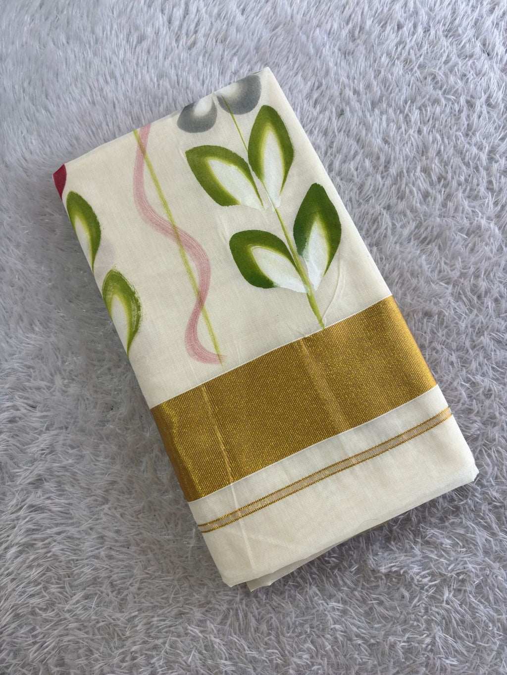 Malisha Brush Painted Cotton Saree