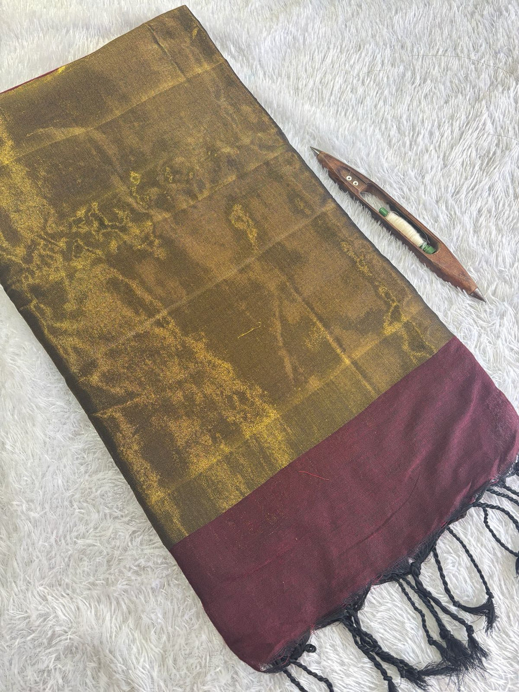 Nayanthara Style Khadi Cotton Saree (6.25m)