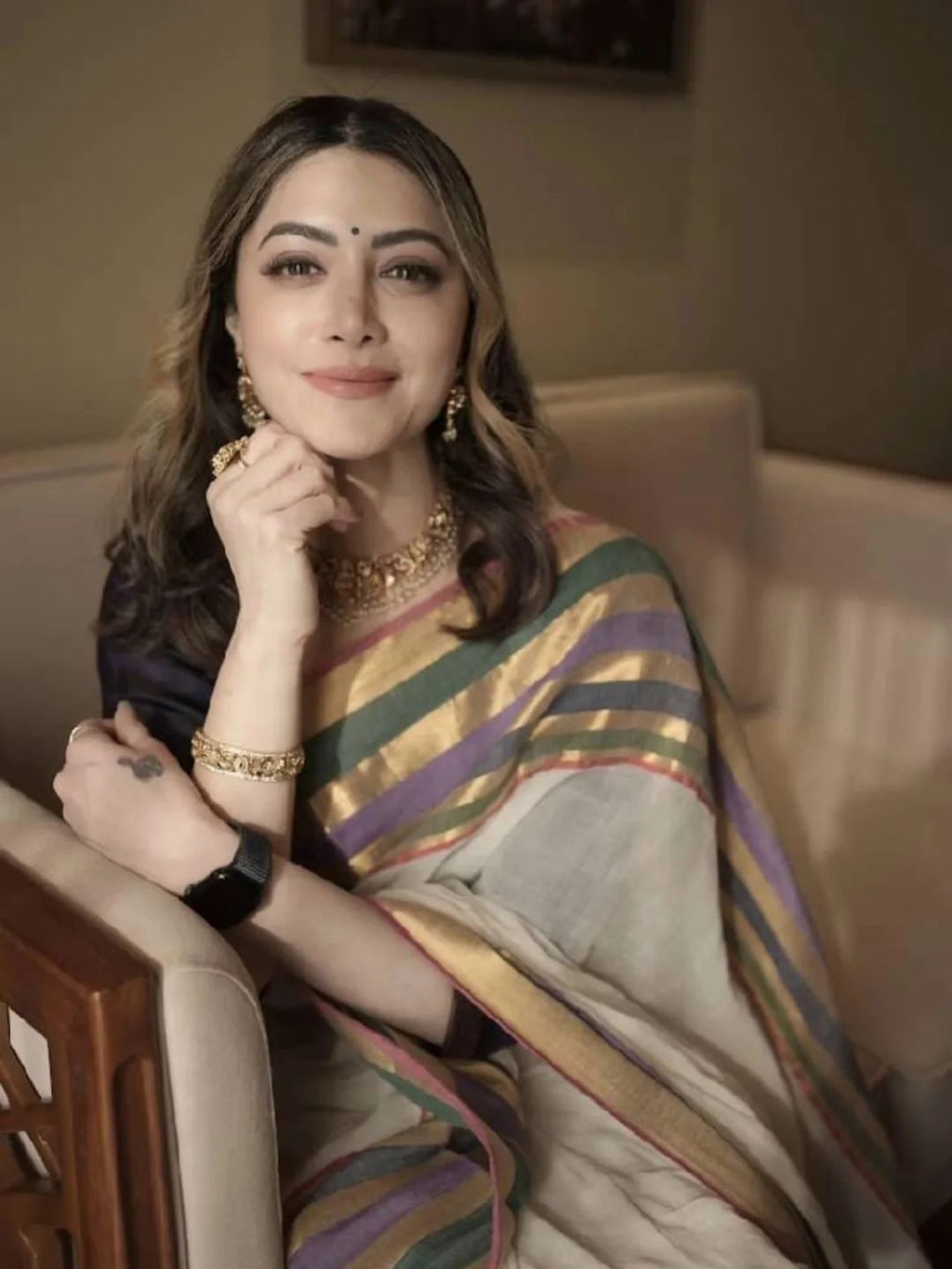 Mul Cotton Saree