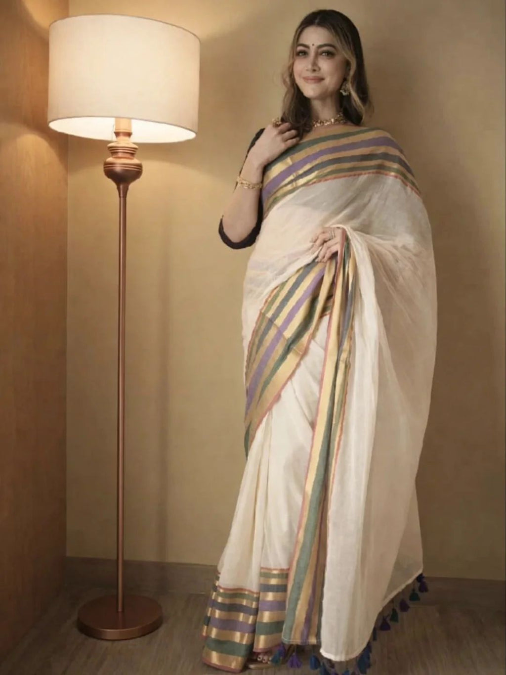 Mul Cotton Saree