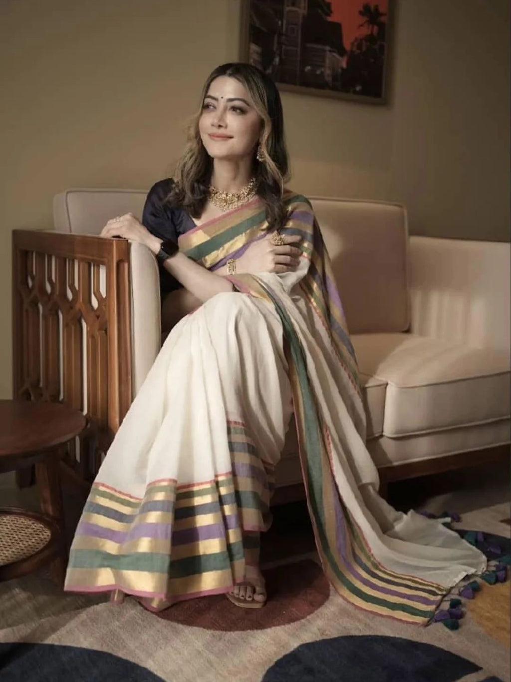 Mul Cotton Saree