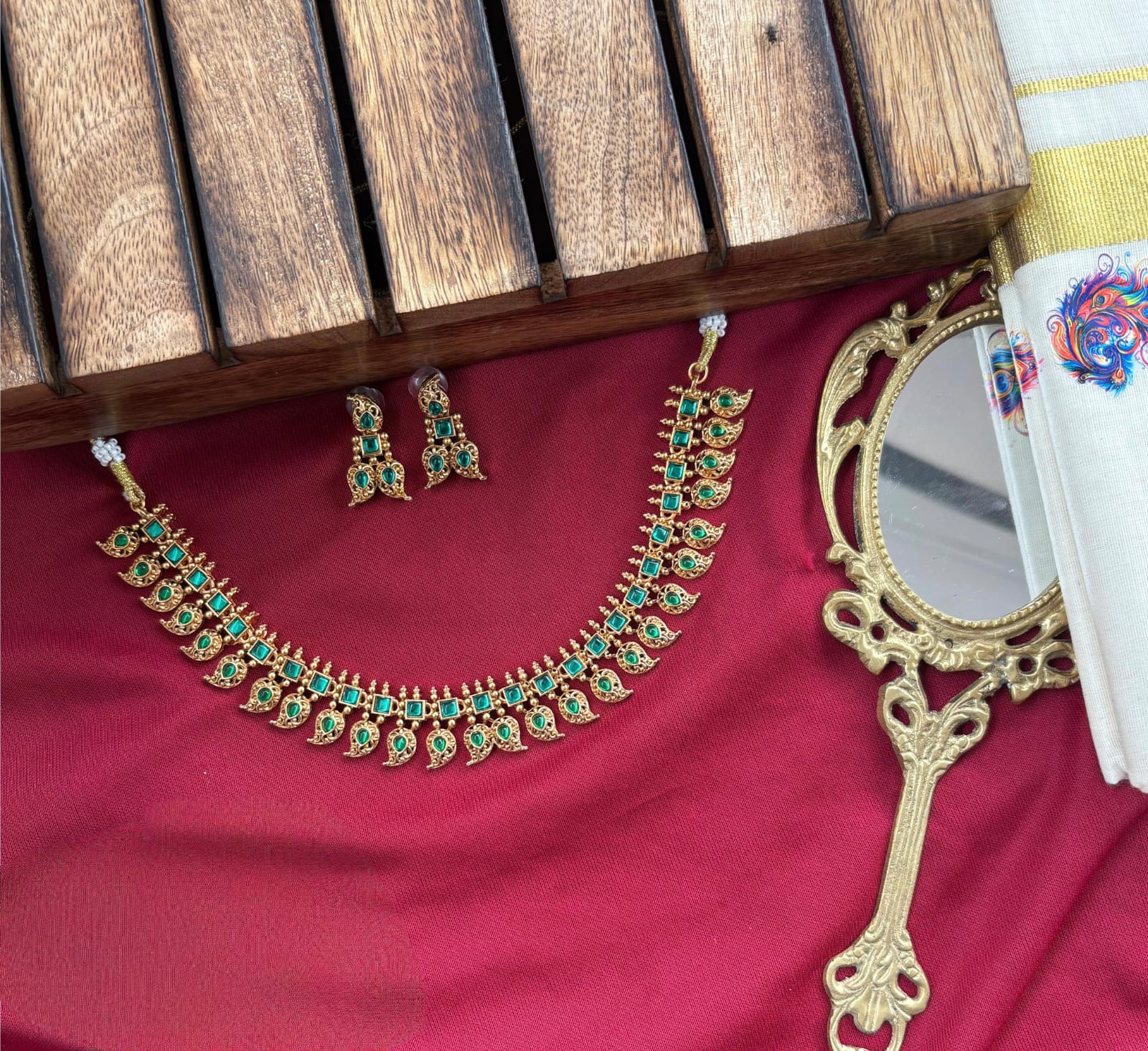 Neha necklace  Pink