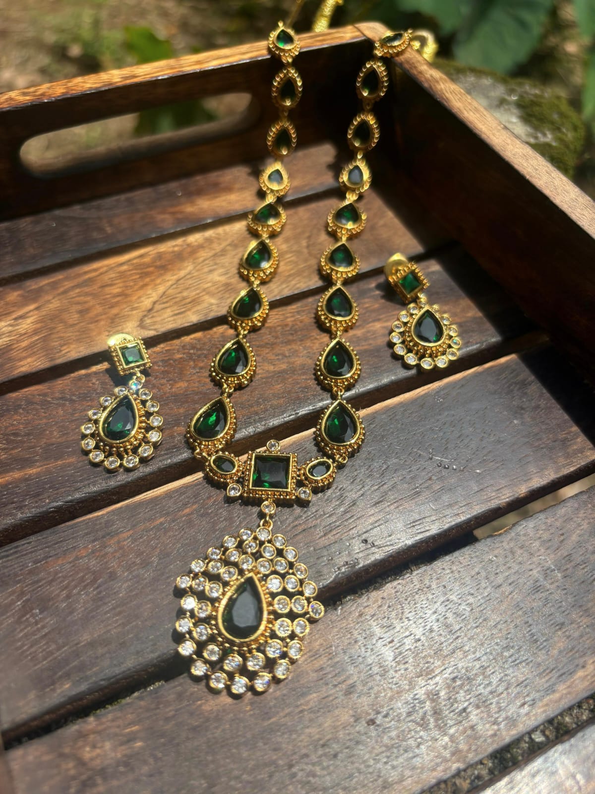Jyothika inspired neck set  long