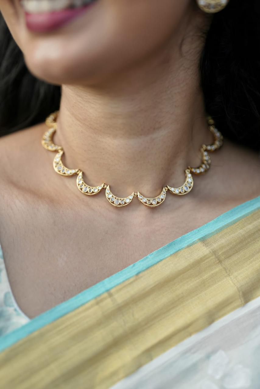 Half moon necklace